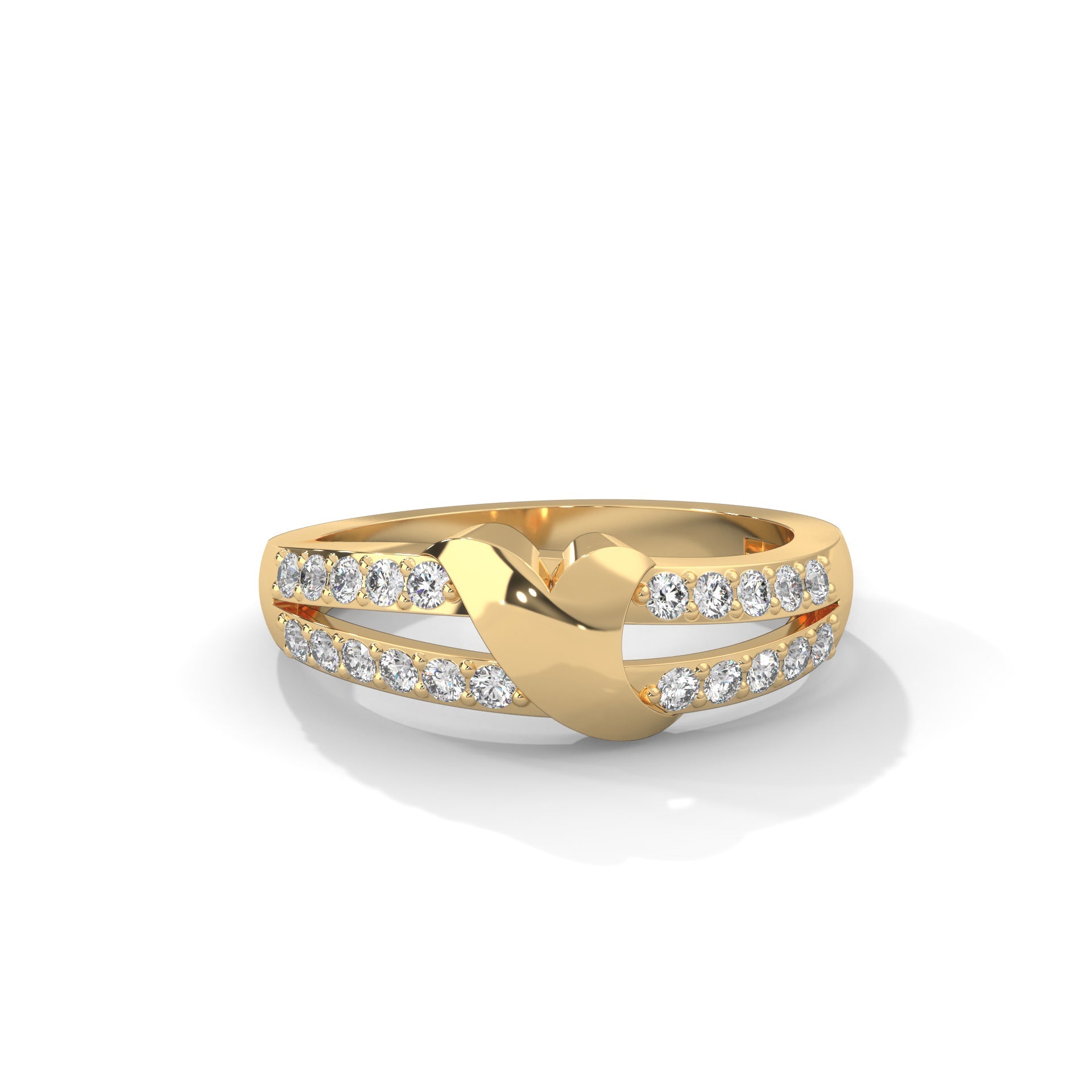 AmorTie Lab-Grown Diamond Knot Ring | 2.02 CTW