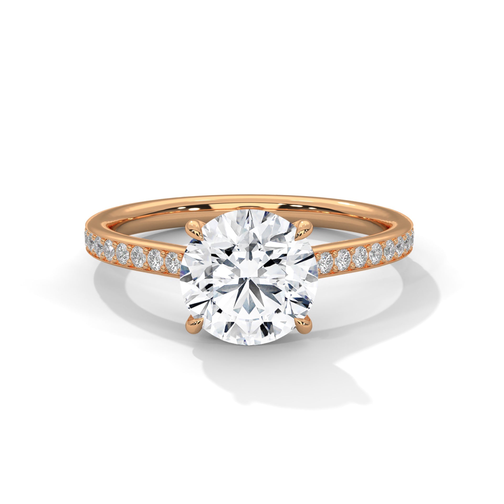 Sophia 1.5ct Round Lab-Grown Diamond Engagement Ring | 1.74 CTW