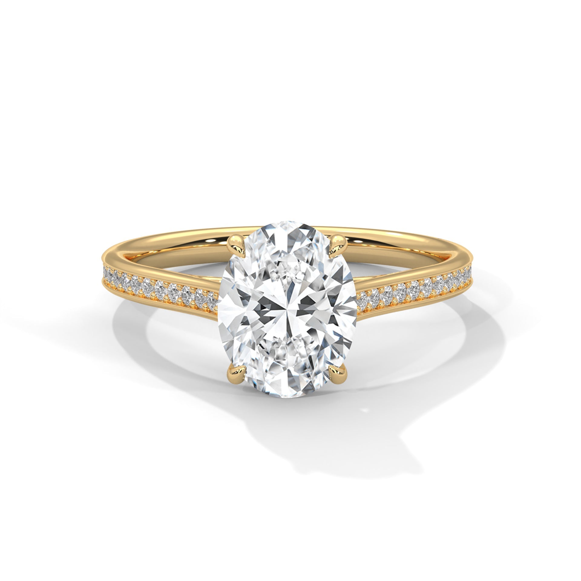 Radiance 1.5CT Oval Lab-Grown Diamond Engagement Ring | 1.67 CTW