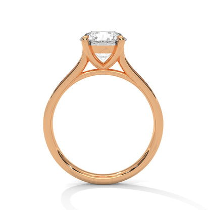Pave 3 CT Round-Cut Lab Grown Diamond Ring | 3.29 CTW
