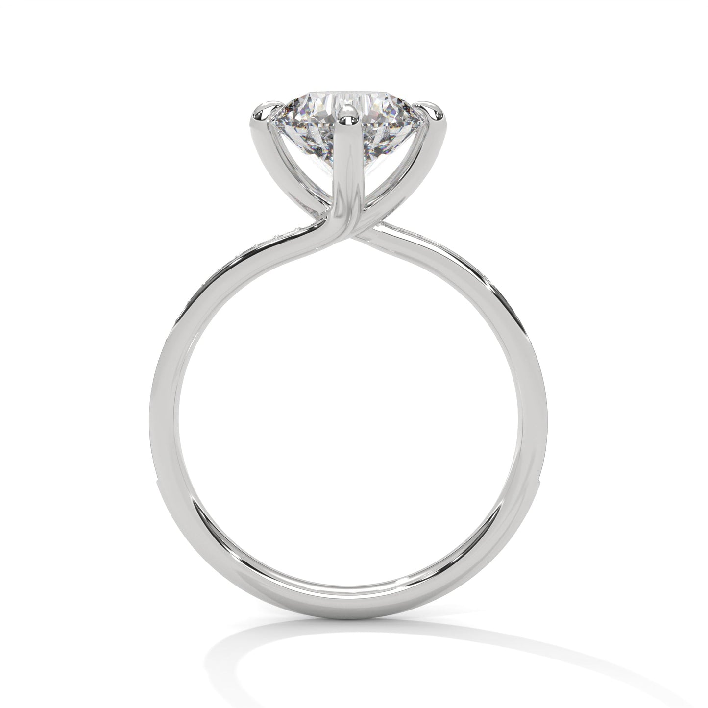 Celestial Glow 1.5 CT Round Lab-Grown Diamond Ring | 1.65 CTW