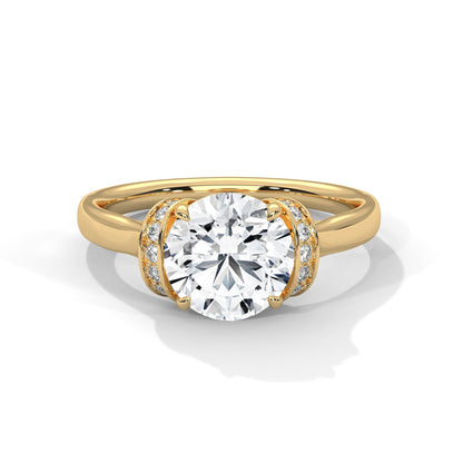 Embrace 1.5CT Round Lab-Grown Diamond Engagement Ring | 1.61 CTW