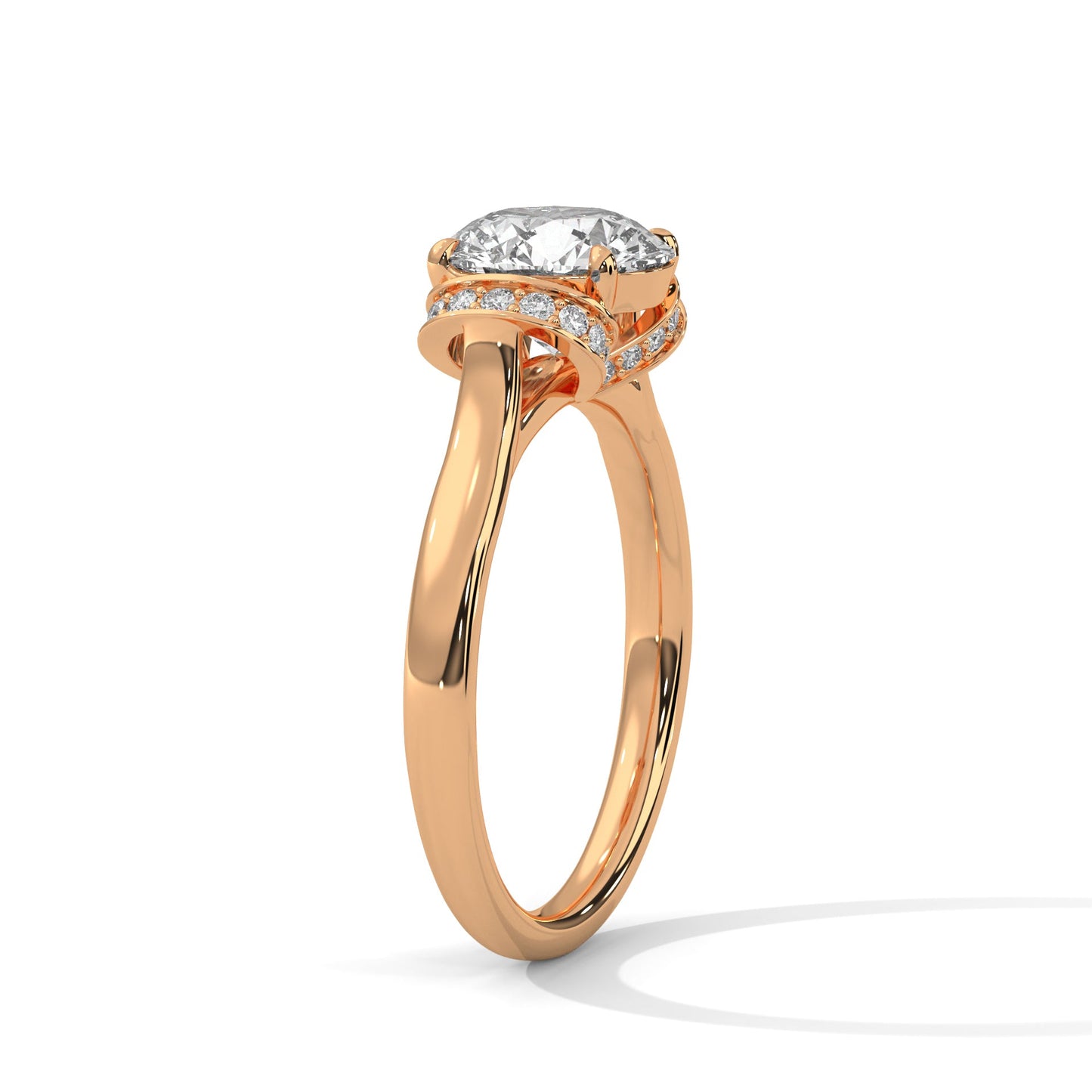 Embrace 1.5CT Round Lab-Grown Diamond Engagement Ring | 1.61 CTW
