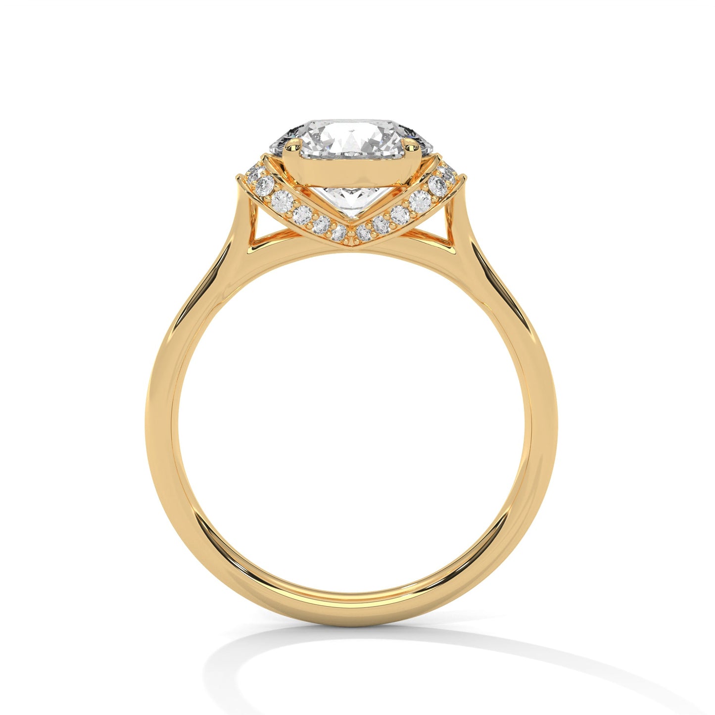 Embrace 1.5CT Round Lab-Grown Diamond Engagement Ring | 1.61 CTW