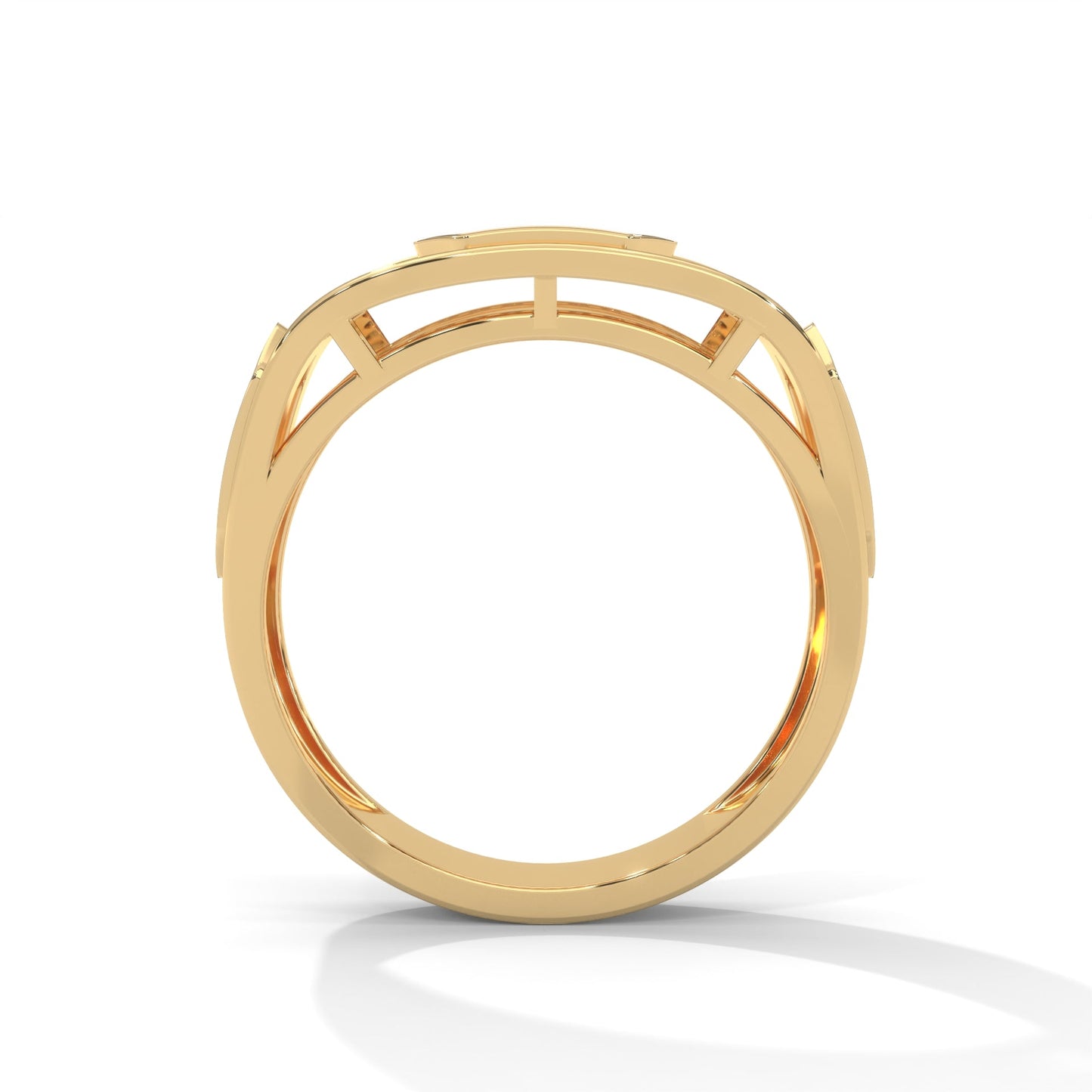 Majestic 1.34 CTW Round Lab-Grown Diamond Statement Men's Ring