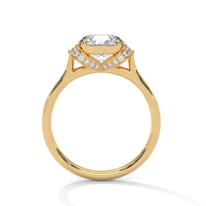 Graceful Embrace 1CT Round Lab-Grown Diamond Engagement Ring | 1.11 CTW