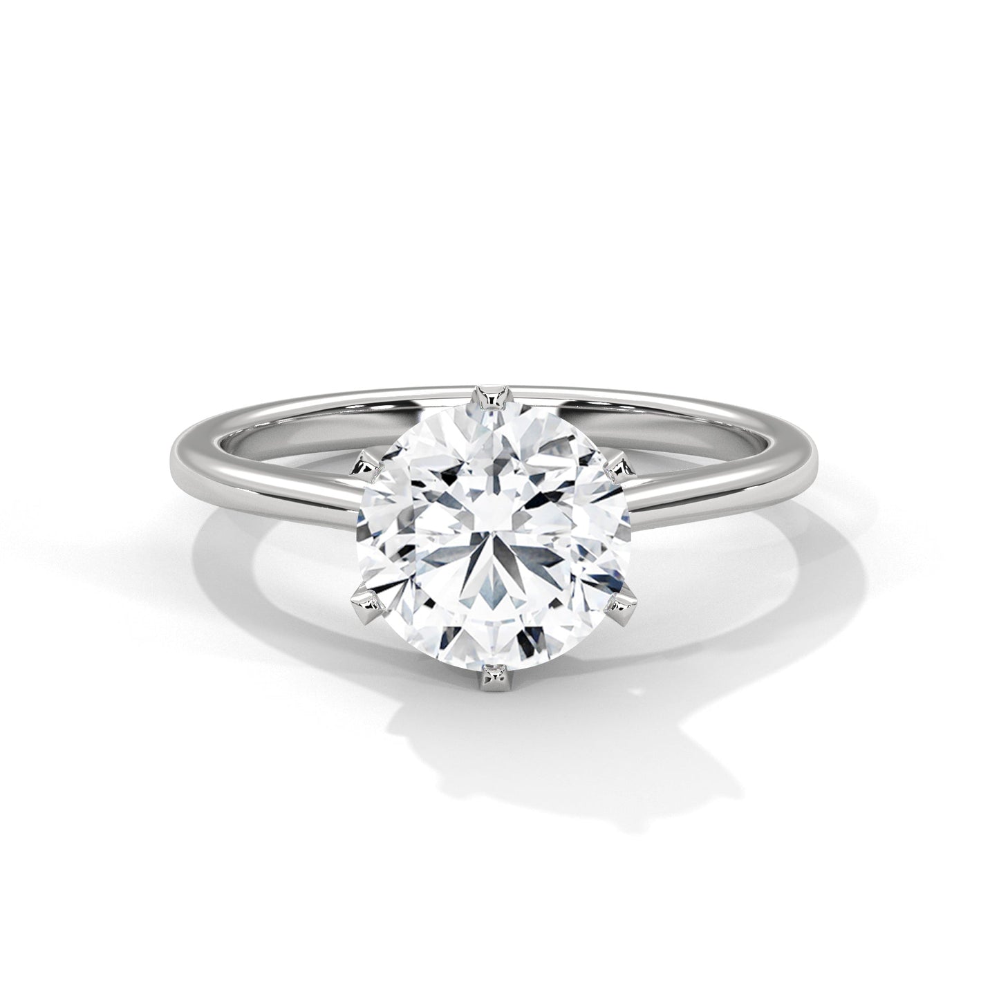 Round-Cut Lab Grown Diamond Classic Solitaire Ring | 1.5 CTW