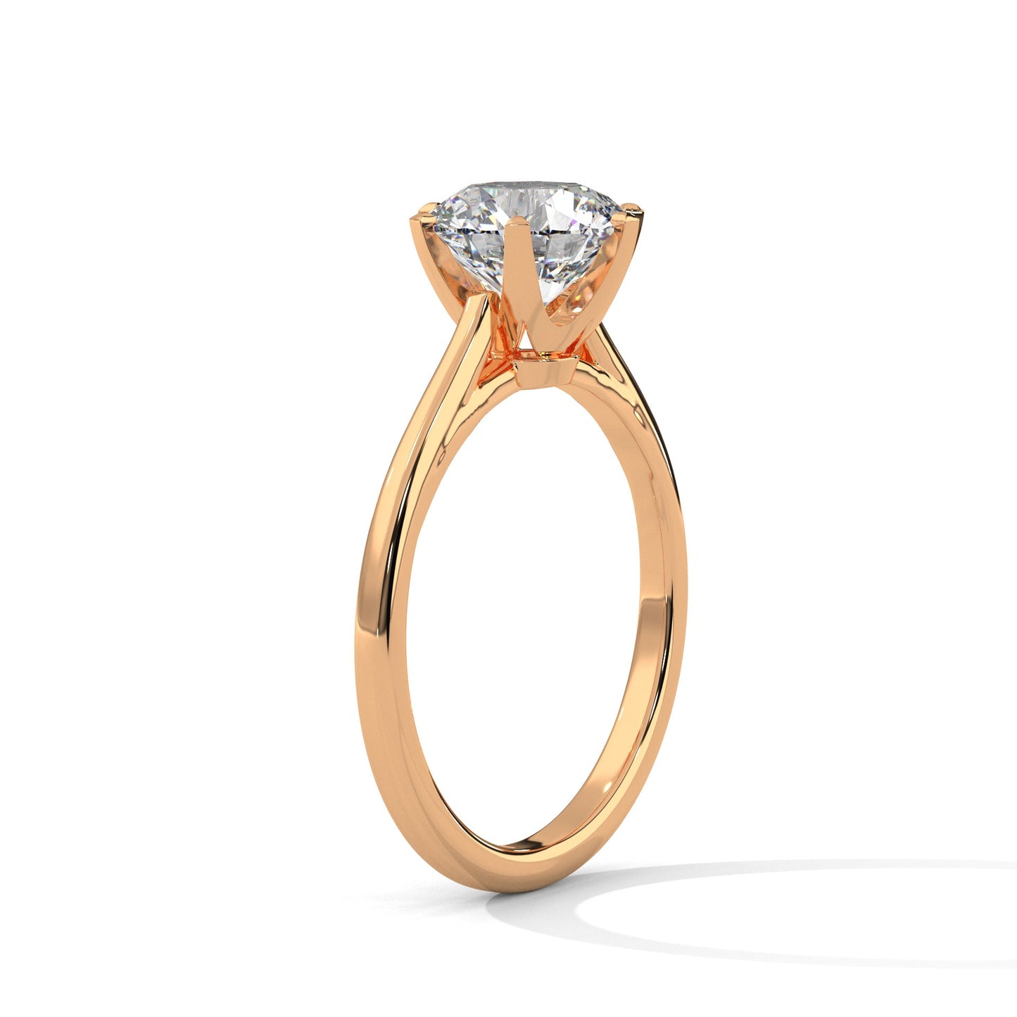 Round-Cut Lab Grown Diamond Classic Solitaire Ring | 1.5 CTW