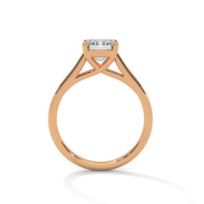 Radiant Charm 1.5 CT Radiant-Cut Lab Grown Diamond Solitaire Ring | F-VS1