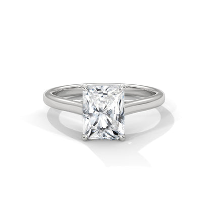 Solitaire 2Ct Radiant-Cut Engagement Ring (E VS1)