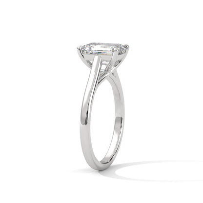Solitaire 2Ct Radiant-Cut Engagement Ring (E VS1)