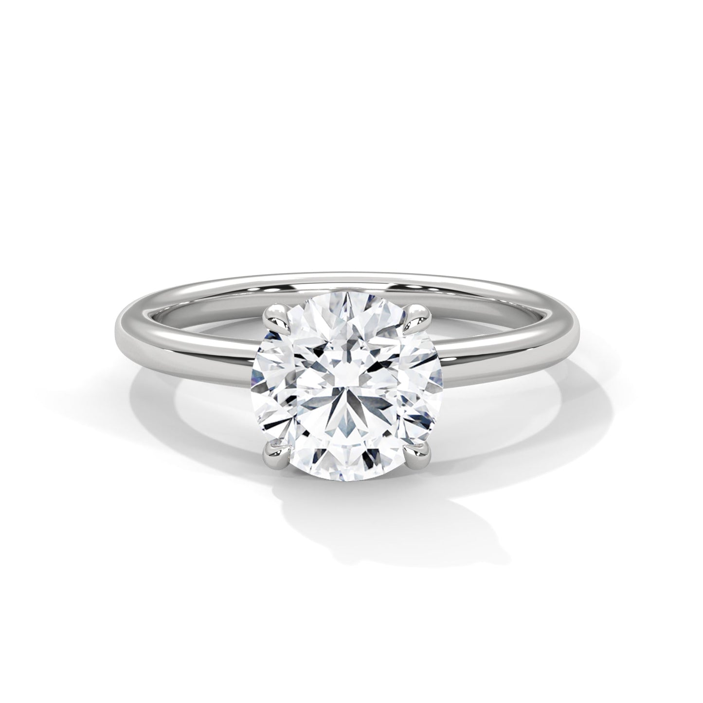 Timeless Spark 1 CT Round-Cut Lab Grown Diamond Solitaire Ring | E VS1