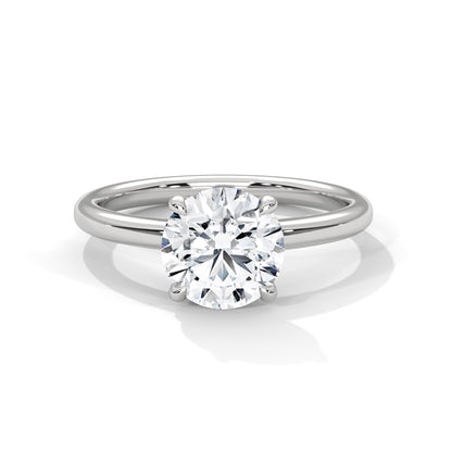 Timeless Spark 1 CT Round-Cut Lab Grown Diamond Solitaire Ring | E VS1