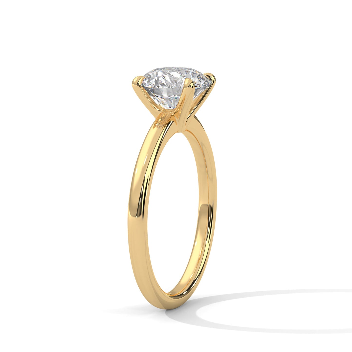 Timeless Spark 1 CT Round-Cut Lab Grown Diamond Solitaire Ring | E VS1