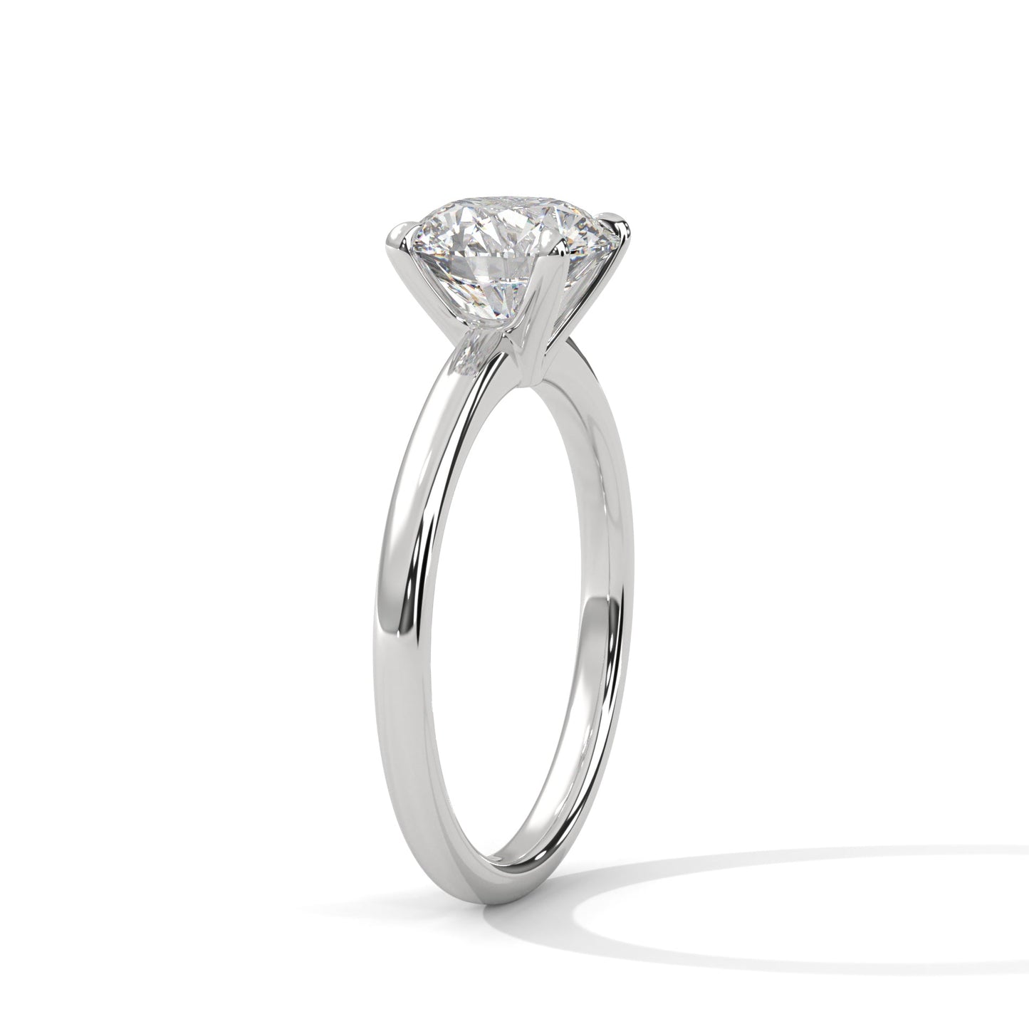 Timeless Spark 1 CT Round-Cut Lab Grown Diamond Solitaire Ring | E VS1