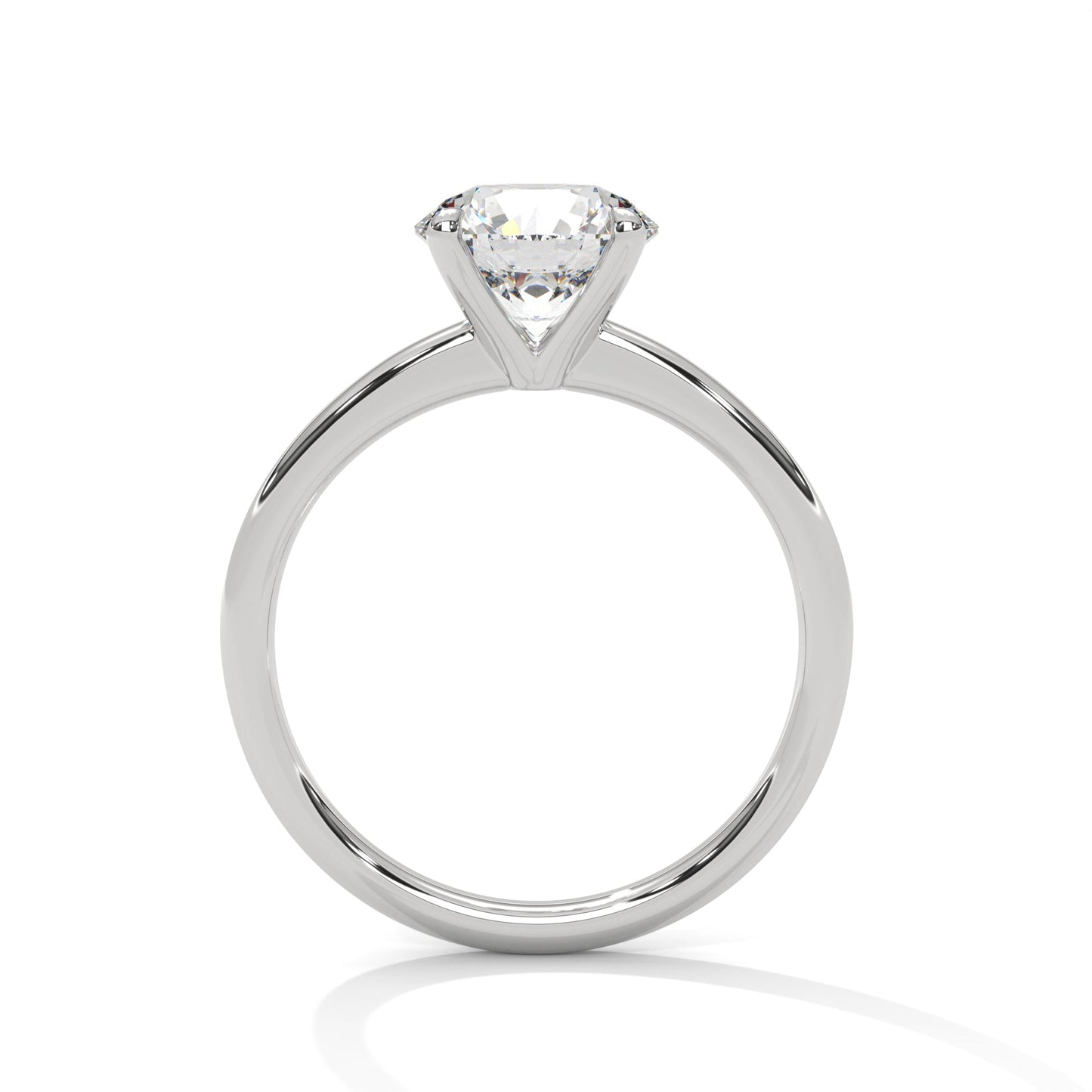 Timeless Spark 1 CT Round-Cut Lab Grown Diamond Solitaire Ring | E VS1