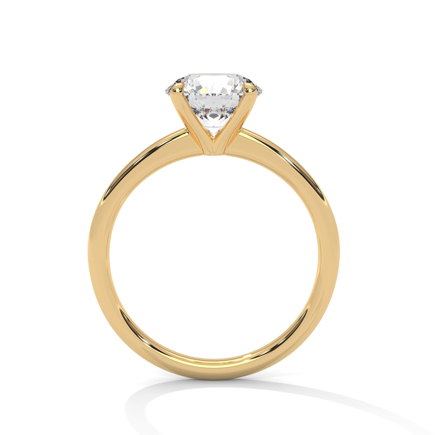Timeless Spark 1 CT Round-Cut Lab Grown Diamond Solitaire Ring | E VS1