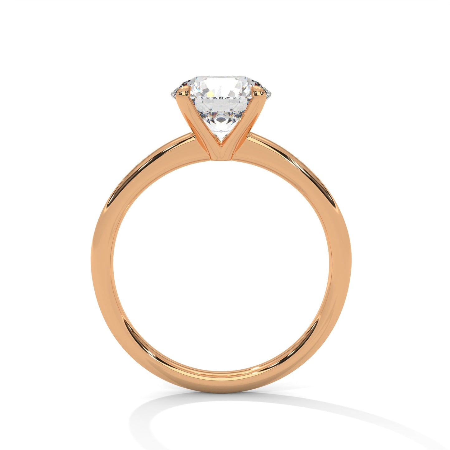 Timeless Spark 1 CT Round-Cut Lab Grown Diamond Solitaire Ring | E VS1