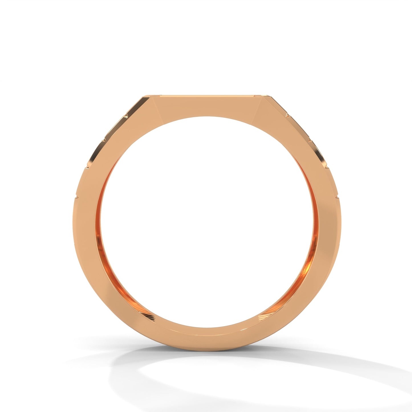 Titan 0.35 CTW Round Lab-Grown Diamond Grid Men's Ring
