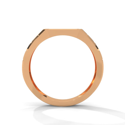 Titan 0.35 CTW Round Lab-Grown Diamond Grid Men's Ring