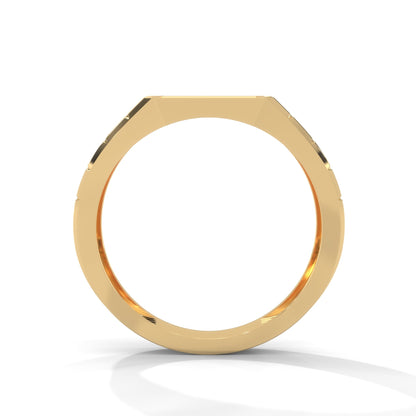 Titan 0.35 CTW Round Lab-Grown Diamond Grid Men's Ring