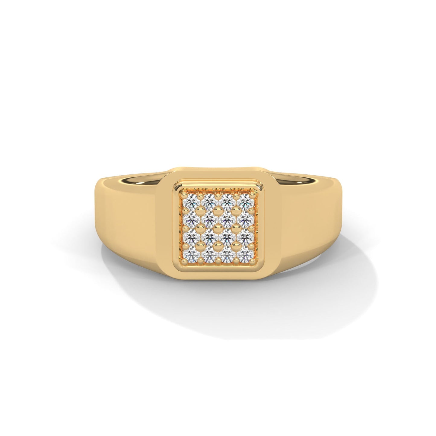 Zenith 0.19 CTW Round Lab-Grown Diamond Classic Men's Ring