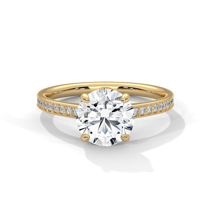 Eternal Brilliance 1CT Round Lab-Grown Diamond Engagement Ring | 1.21 CTW