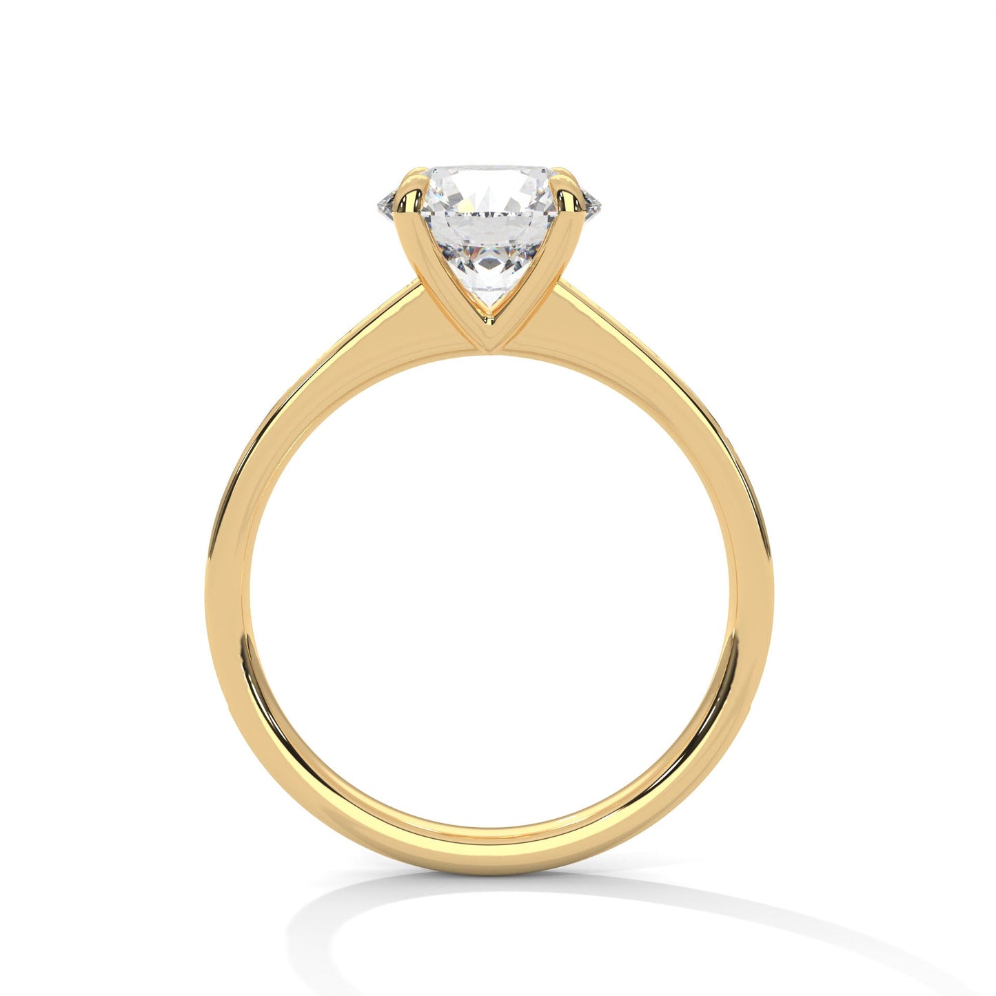 Luminous Charm 2CT Round Lab-Grown Diamond Engagement Ring | 2.21 CTW