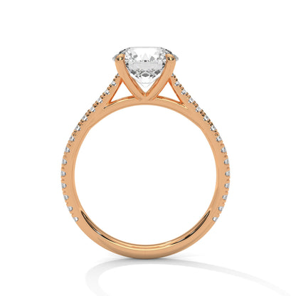 Luminous Grace 2.27 CTW Round-Cut Diamond Engagement Ring | E-VS2