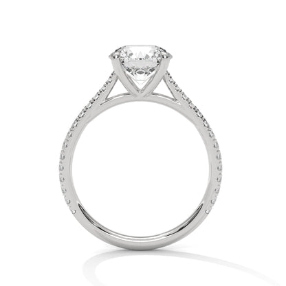 Luminous Grace 2.27 CTW Round-Cut Diamond Engagement Ring | E-VS2