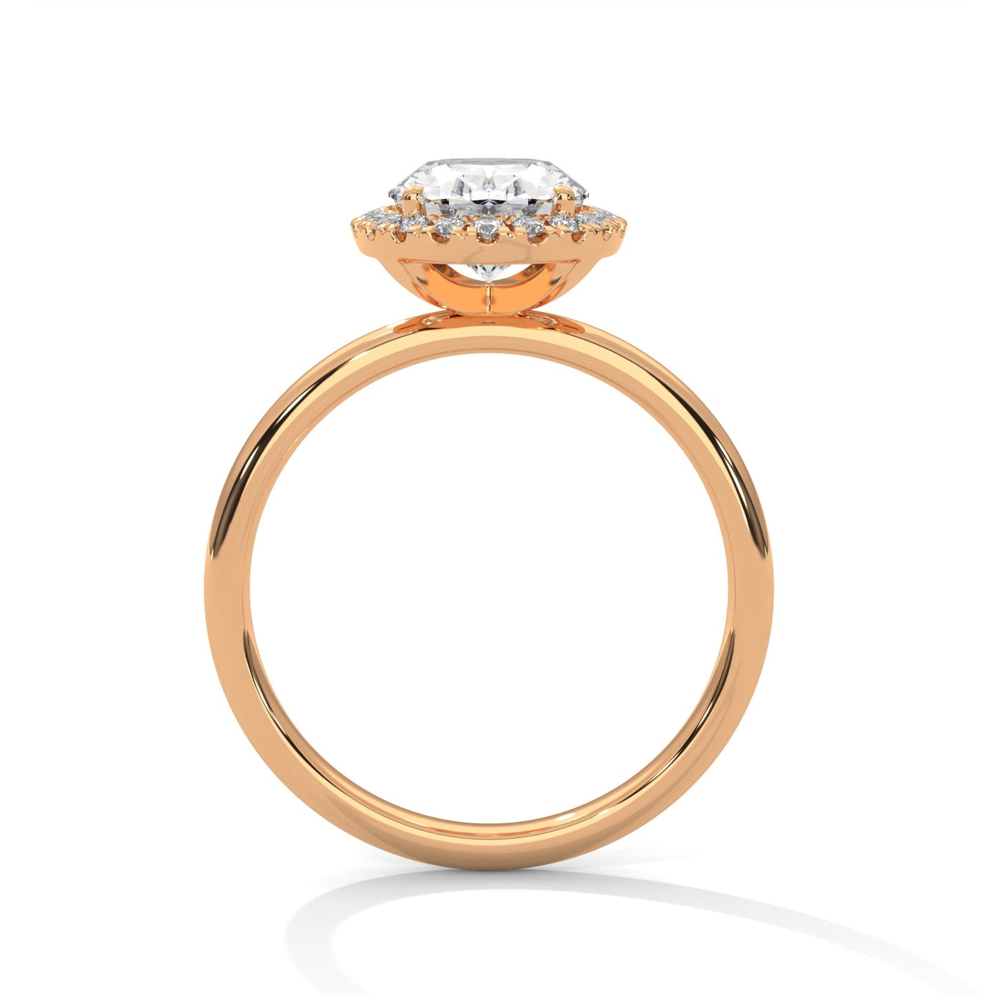 Vayana 3ct Cushion Lab-Grown Diamond Pave Engagement Ring | 3.16 CTW