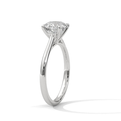 Timeless 1ct Round Lab-Grown Diamond Engagement Ring | E-VS1