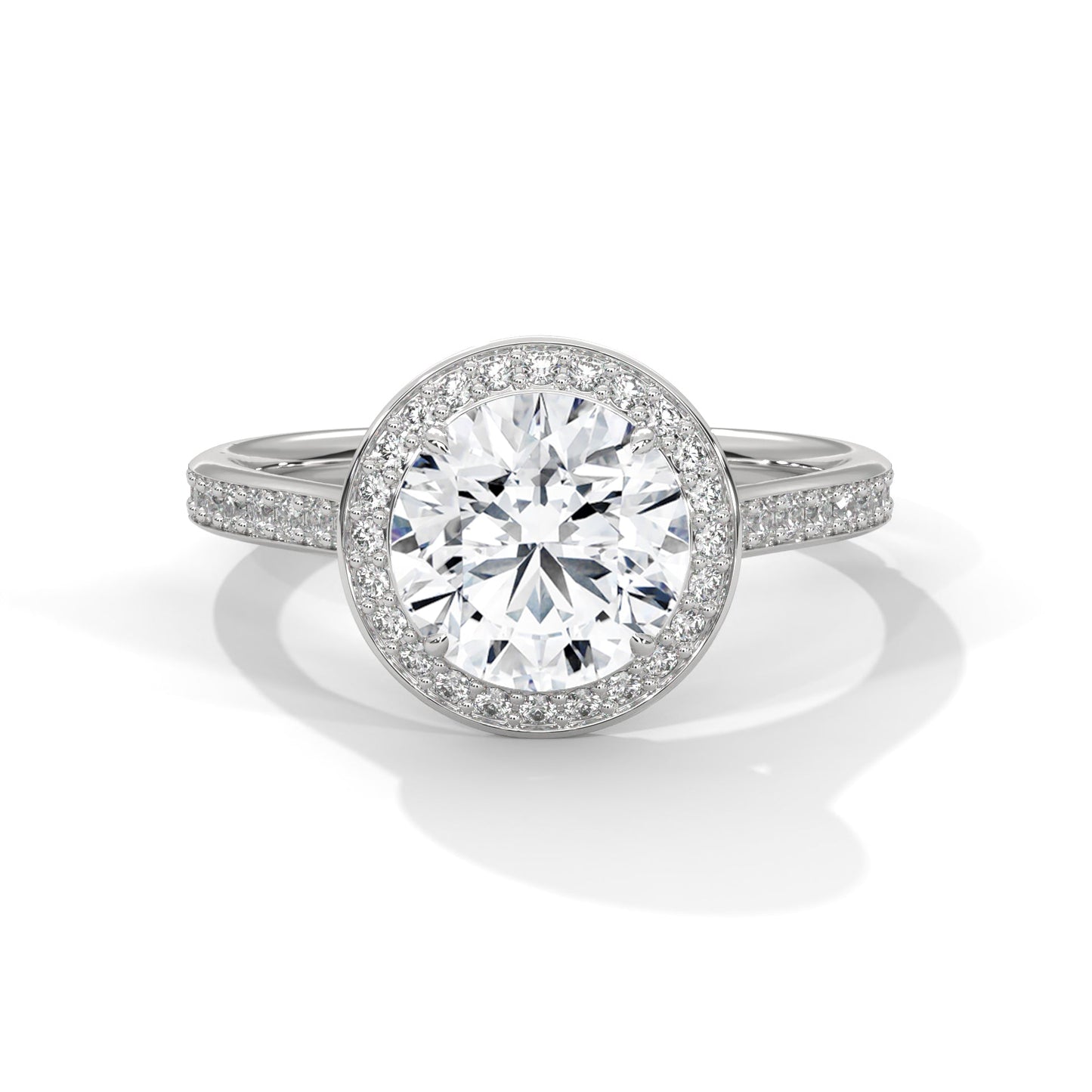 Ethereal Glow 1CT Round Lab-Grown Diamond Engagement Ring | 1.34 CTW
