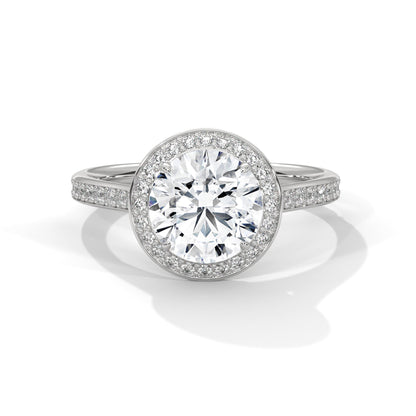 Ethereal Glow 1CT Round Lab-Grown Diamond Engagement Ring | 1.34 CTW