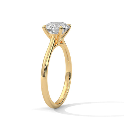 Timeless 1ct Round Lab-Grown Diamond Engagement Ring | E-VS1