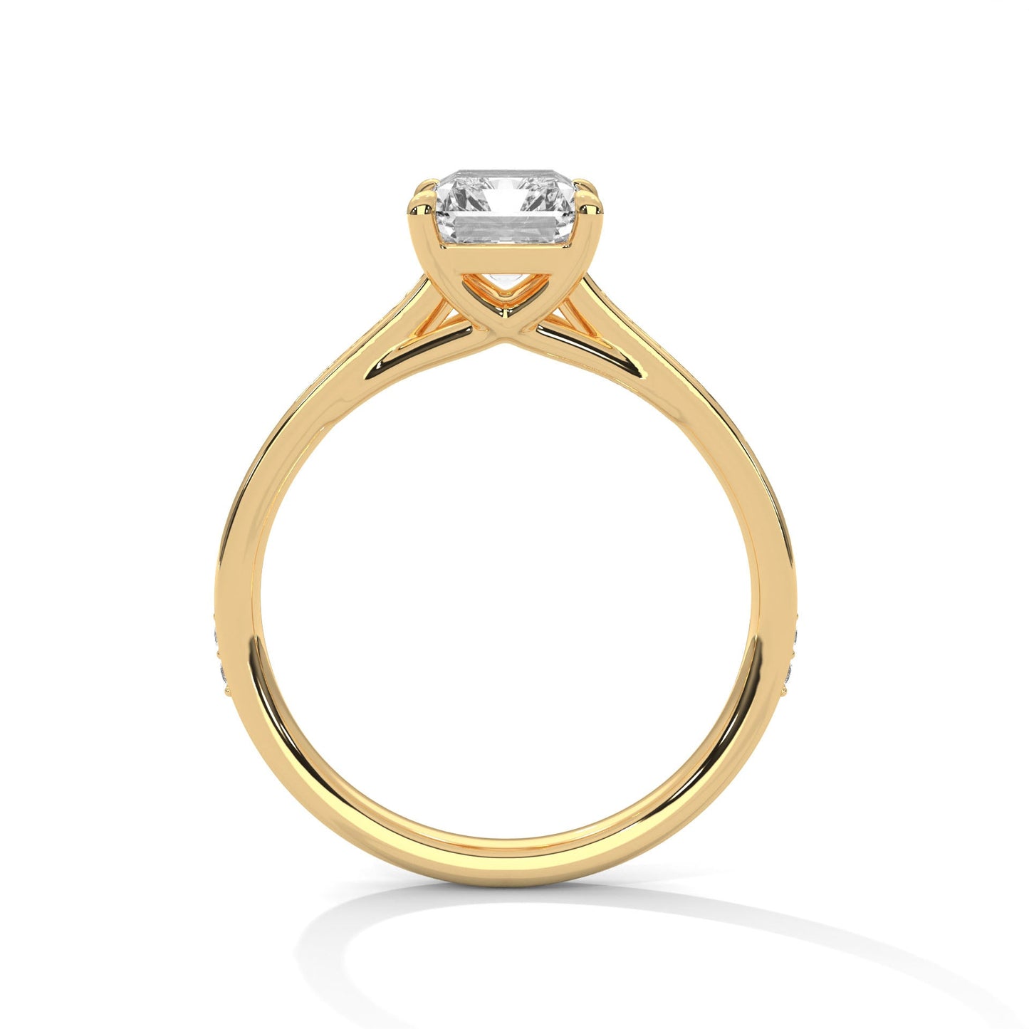Imperial Glow 3CT Emerald Lab-Grown Diamond Engagement Ring | 3.21 CTW