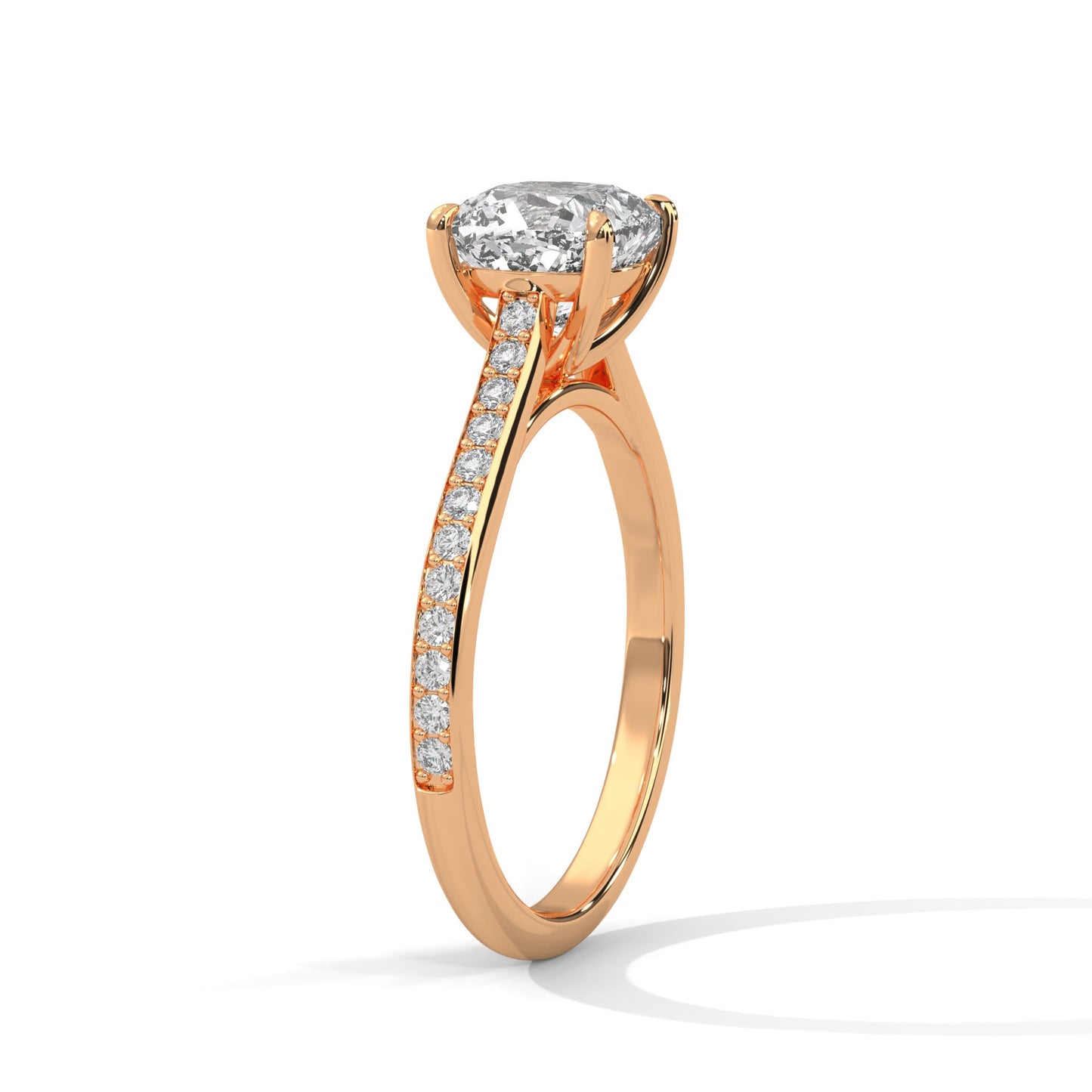 Eternal Glow Cushion-Cut Lab Diamond Engagement Ring | 2.24 CTW