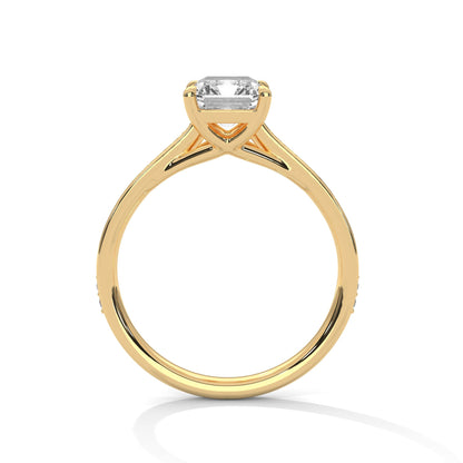 Brilliance 1.5CT Emerald Lab-Grown Diamond Engagement Ring | 1.71 CTW