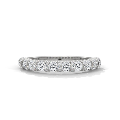 14K & 18K Gold Round Diamond Full-Eternity Band Ring | 1.27 CTW
