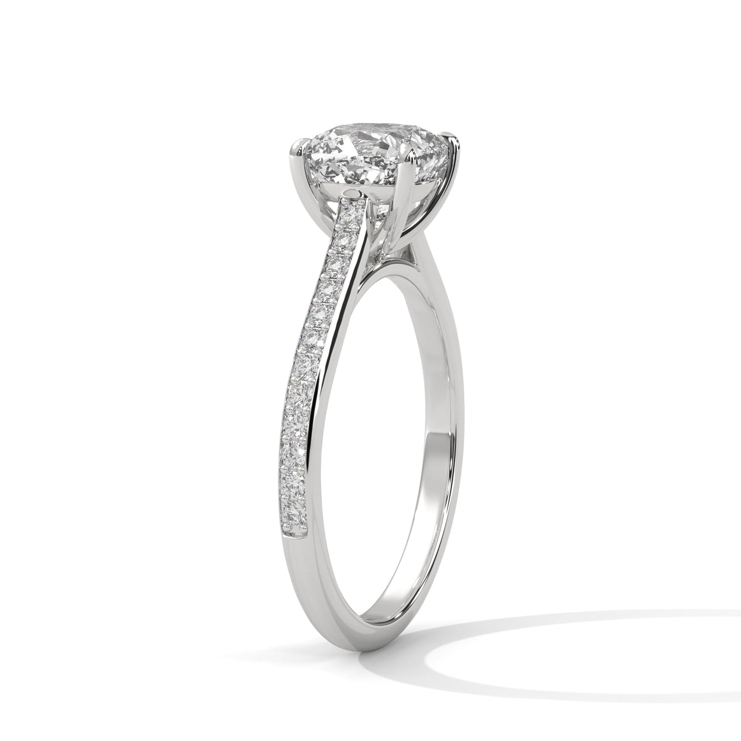 Eternal Glow Cushion-Cut Lab Diamond Engagement Ring | 2.24 CTW