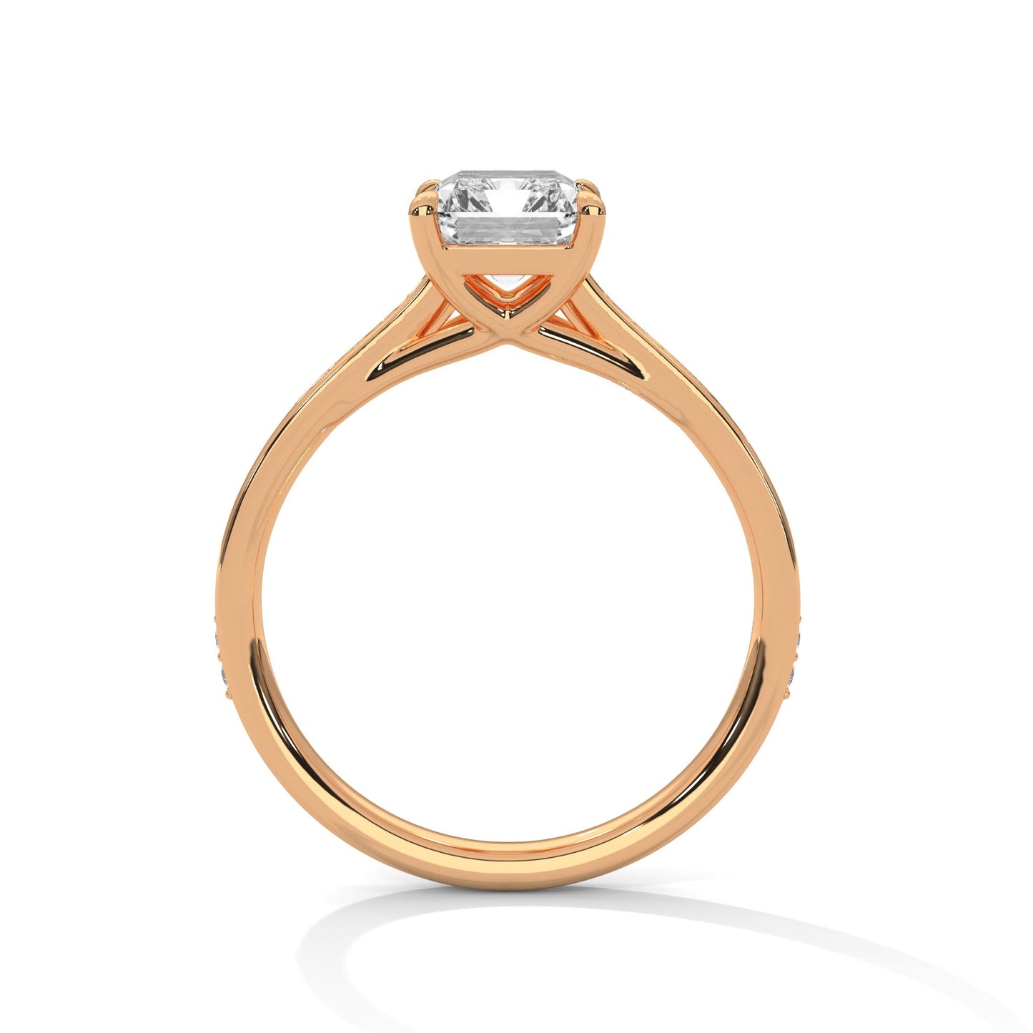 Imperial Glow 3CT Emerald Lab-Grown Diamond Engagement Ring | 3.21 CTW