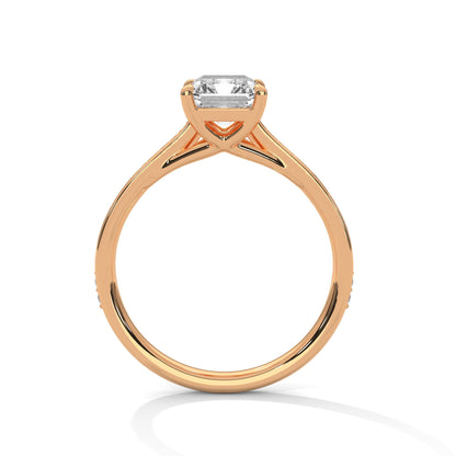 Imperial Glow 3CT Emerald Lab-Grown Diamond Engagement Ring | 3.21 CTW