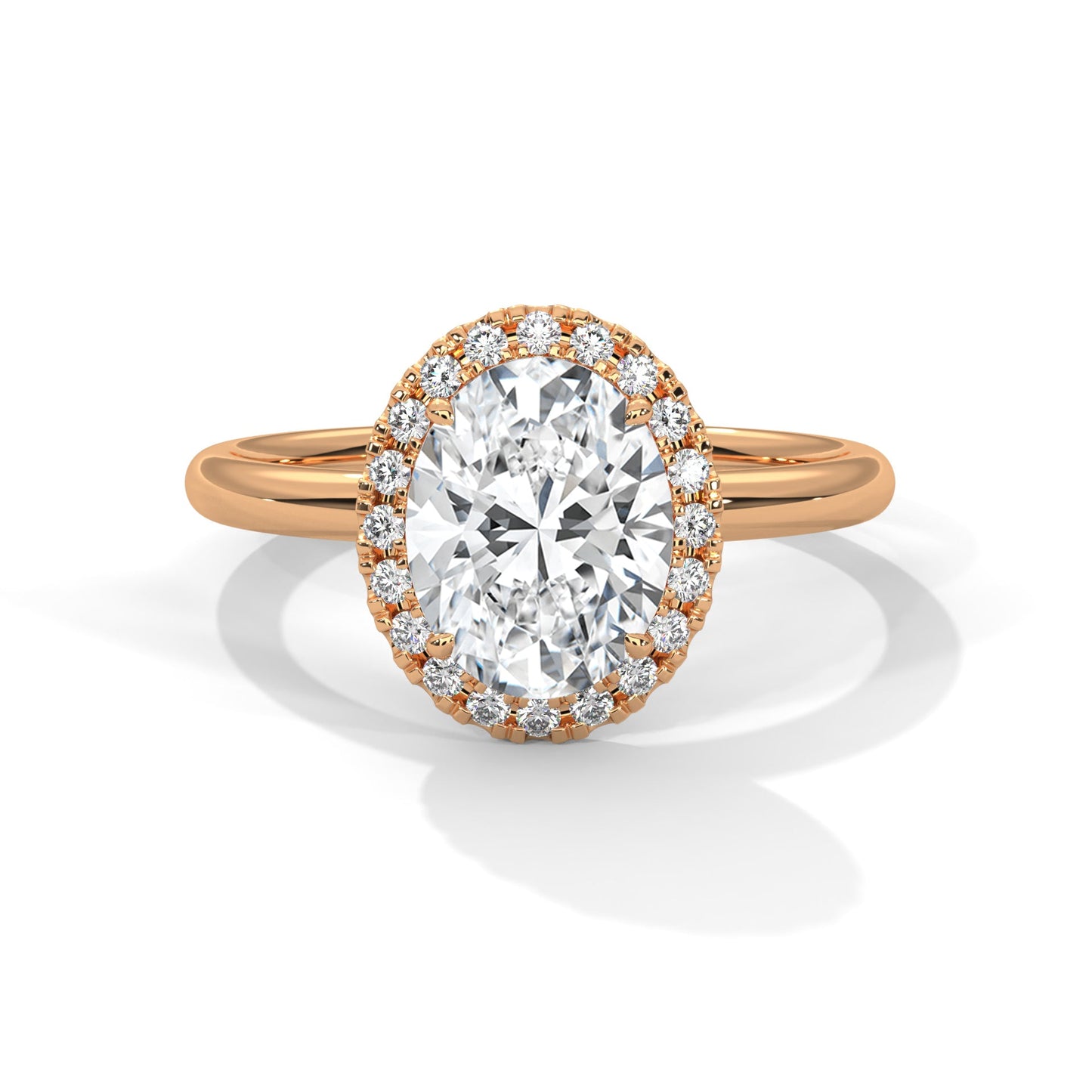 Vayana 3ct Cushion Lab-Grown Diamond Pave Engagement Ring | 3.16 CTW