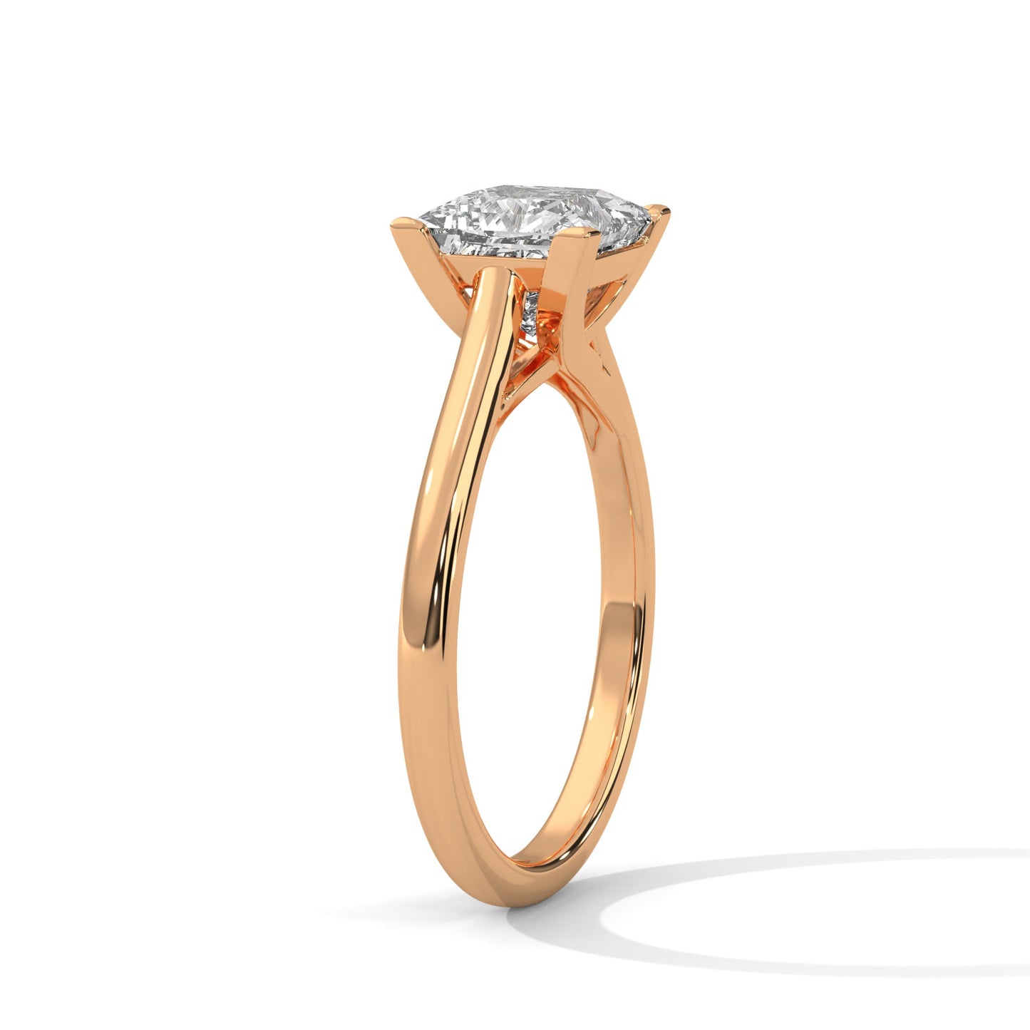 Timeless 2 CT Princess Lab-Grown Diamond Ring | 2 CTW