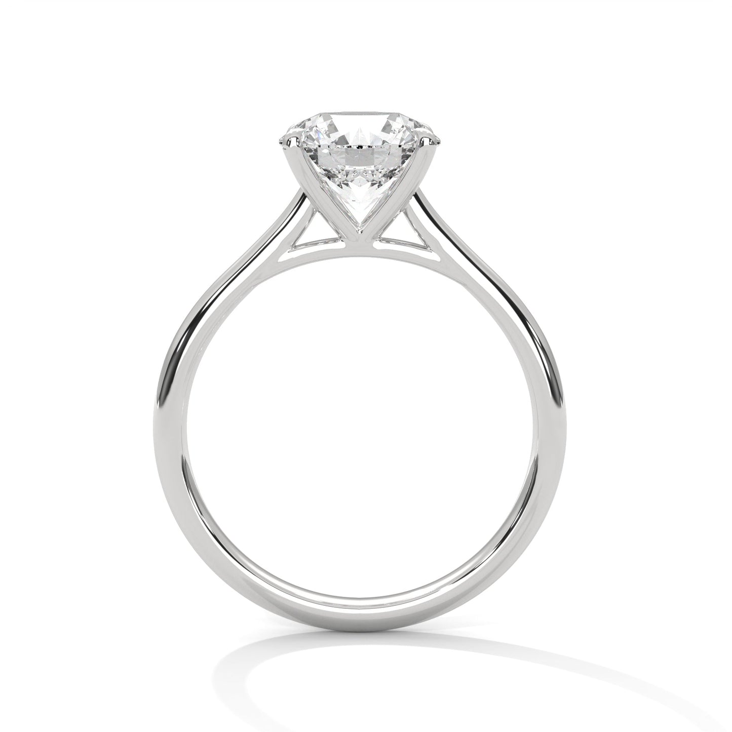 Timeless 1ct Round Lab-Grown Diamond Engagement Ring | E-VS1