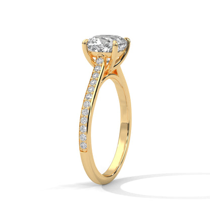 Eternal Glow Cushion-Cut Lab Diamond Engagement Ring | 2.24 CTW