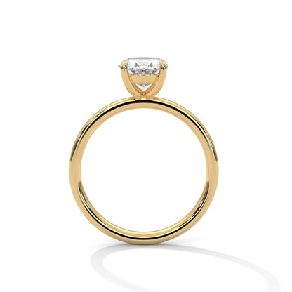 Oval 3ct Lab-Grown Diamond Solitaire Engagement Ring | 3 CTW