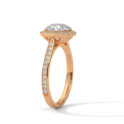 Ethereal Glow 1CT Round Lab-Grown Diamond Engagement Ring | 1.34 CTW