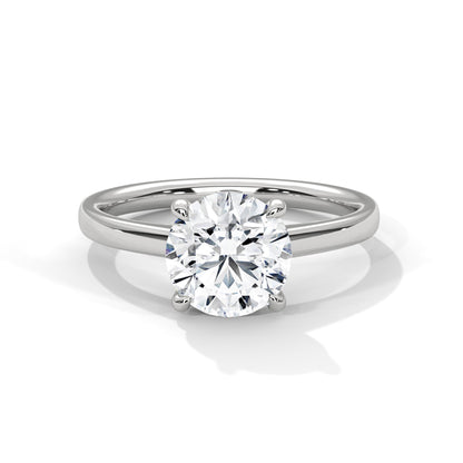 Pure Brilliance 1.5 CT Round-Cut Lab Grown Diamond Solitaire Ring | E VS1