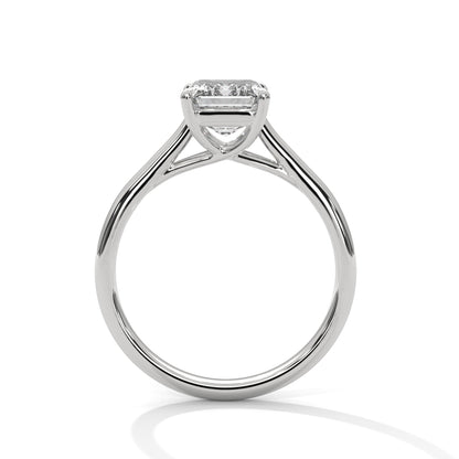 Pave 1.5ct Emerald Lab-Grown Diamond Engagement Ring | E VS1